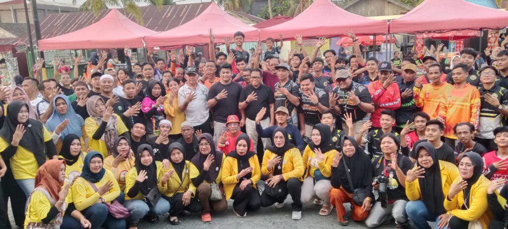 Relawan BPK Kapuas Dalam Ngobras Dukung Penuh Calon Bupati Nomor 4 Erlin-Berkat