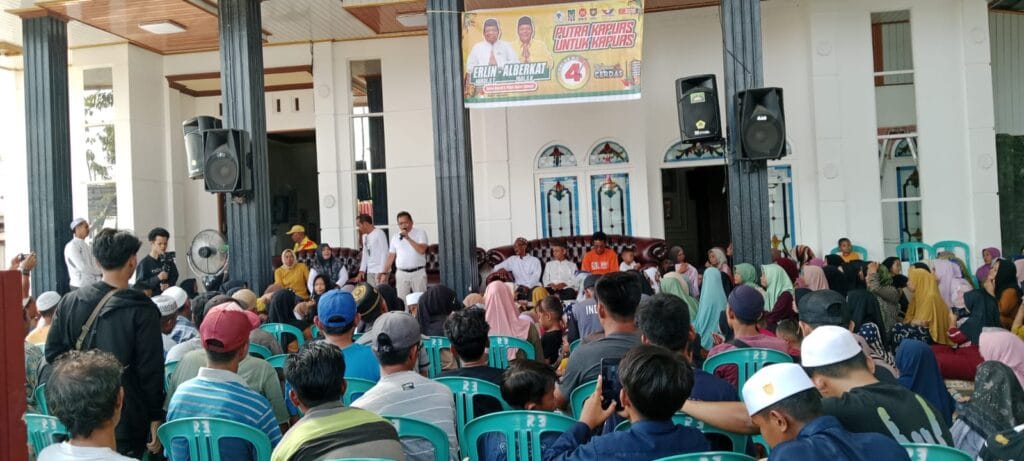 Dukungan Masyarakat Palingkau Lama dan Handel Kaboli Semakin Deras Untuk Pasangan Erlin -Berkat