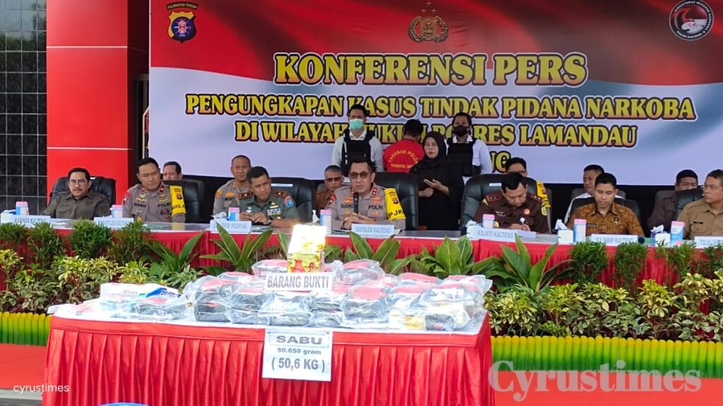 Bawa Sabu 50 Kg dari Kalbar Menuju Kalsel, Kurir Narkoba Lintas Provinsi Ditangkap di Lamandau Kalteng