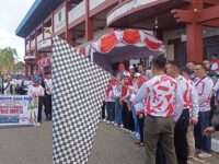 Pawai Pembangunan Memeriahkan HUT ke-79 RI dan HUT ke-65 Barito Selatan