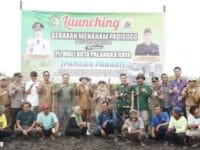Pj Wali Kota Palangka Raya Pimpin Gerakan Menanam Padi Gogo dan Cabai di Kecamatan Rakumpit