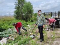 DLH Palangka Raya Tindak Lanjuti Laporan Masyarakat Terkait Tumpukan Sampah di Jalan Bereng Bengkel