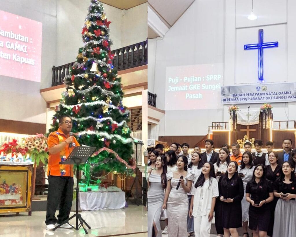 Rayakan Natal, DPC GAMKI Kapuas Komitmen Bangun Kemitraan Yang Baik Dengan Semua Pihak