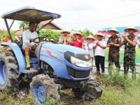 Pemkab Barito Selatan Dukung Ketahanan Pangan dengan Penanaman Serentak di Desa Pamangka