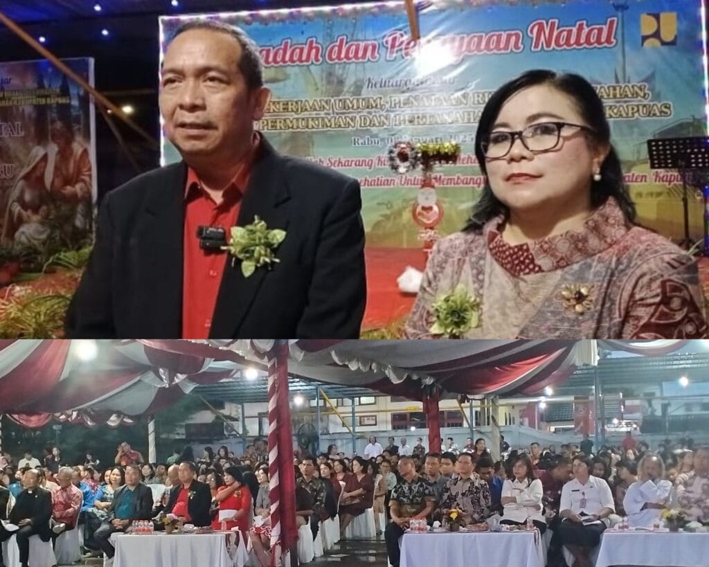 Keluarga Besar PUPRPKPP Kapuas Gelar Ibadah dan Perayaan Natal