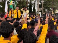 Ratusan Mahasiswa Kalteng Gelar Aksi 'Indonesia Gelap' Tolak Efisiensi Anggaran Pemerintah