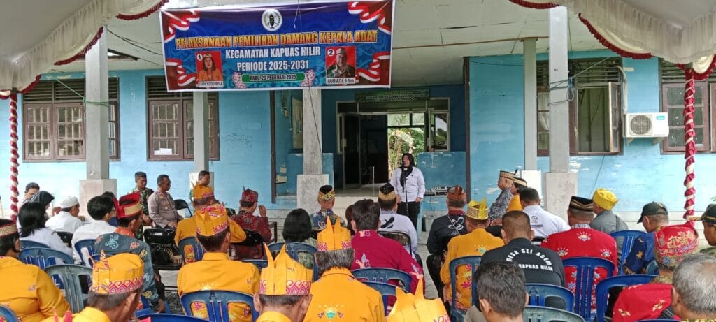 Kecamatan Kapuas Hilir Melaksanakan Pemilihan Damang Kepala Adat Periode 2025-2031