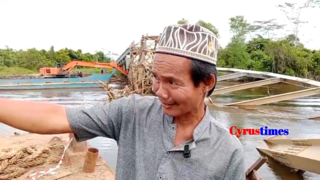 Cerita Ketua RT Dengar Suara Gemuruh Setelah Waktu Maghrib Ternyata Jembatan Terusan Raya Ambruk