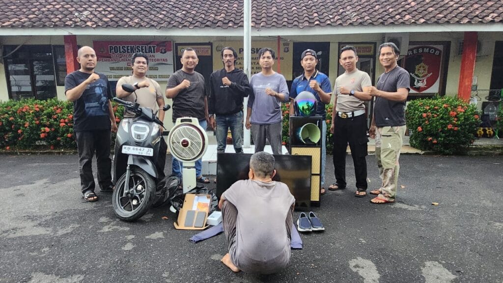 Polres Kapuas Berhasil Amankan Pelaku Pencurian Spesialis Nasabah Bank