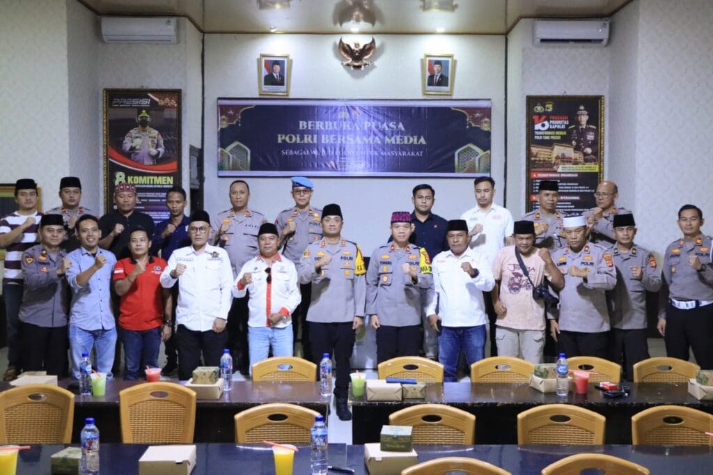 Ketua PD IWO Lampura Ikuti Telekonferensi Buka Bersama Kapolri, Kapolda dan Kapolres