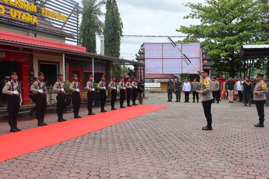 Kapolda Kalteng Kunjungi Polres Barito Utara, Pastikan Kesiapan Pengamanan PSU Pilkada