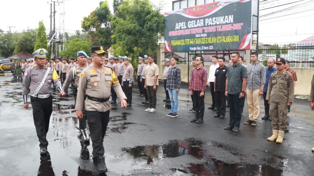 Polresta Palangka Raya Gelar Apel Operasi Ketupat Telabang 2025, Siap Amankan Arus Mudik Idul Fitri