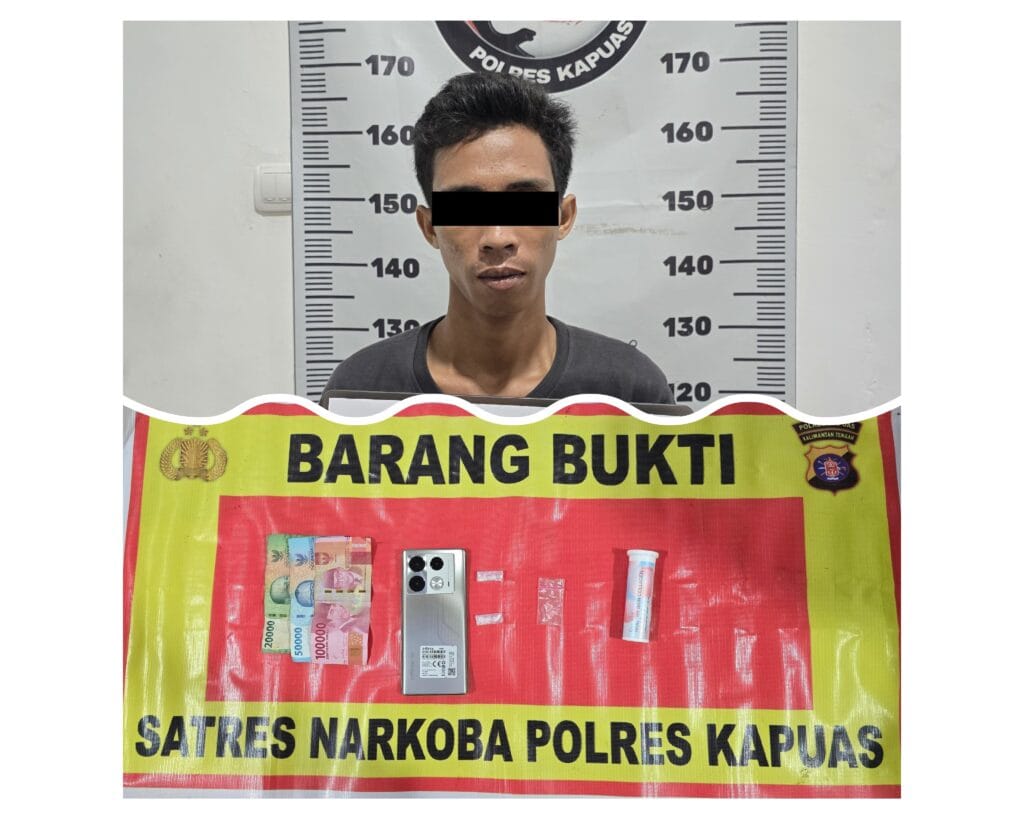 Miliki Sabu, Warga Palinget Ditangkap Polisi