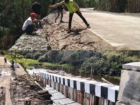Atasi Abrasi Parah, Pemprov Kalteng Ganti Bronjong dengan Sheet Pile di Jalan Ujung Pandaran