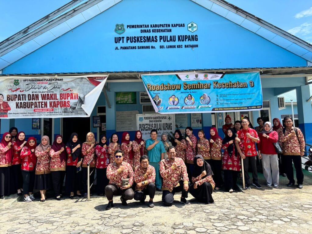 DPD PPNI Kabupaten Kapuas Gelar Roadshow Seminar Keperawatan ke-9 di Puskesmas Pulau Kupang