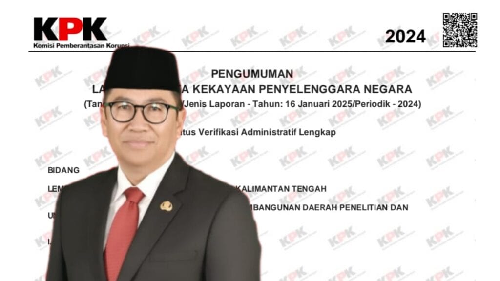 Ditunjuk Agustiar jadi Plt Sekda Kalteng, Segini Kekayaan Leonard S. Ampung