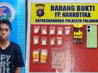 Polisi Gagalkan Penyelundupan Narkoba di Lapas Kelas IIA Palangka Raya, 8 Paket Sabu Diamankan