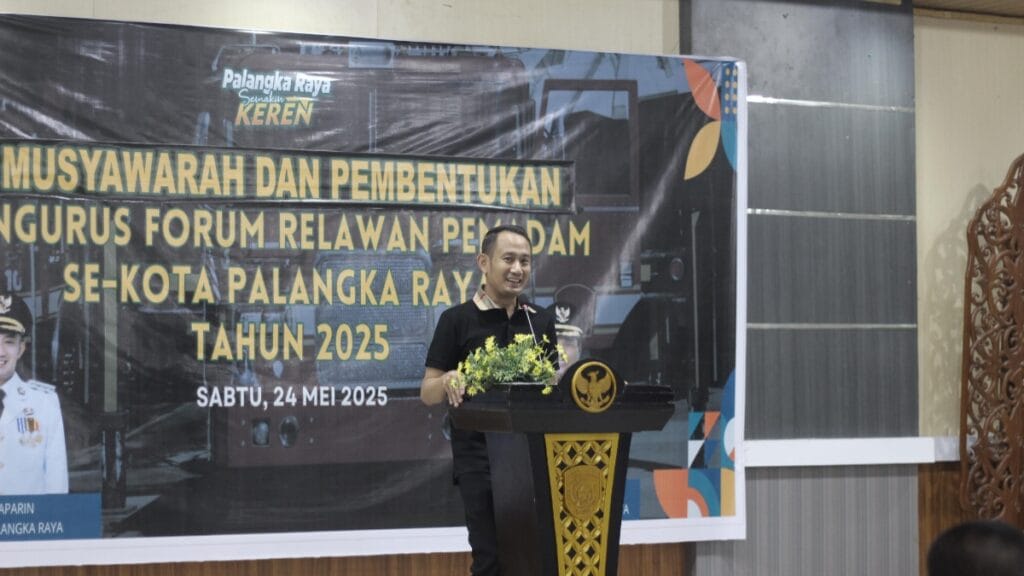 Forum Relawan Damkar Palangka Raya Resmi Dibentuk, Pemerintah Kota Janji Dukung Program dan Pembinaan