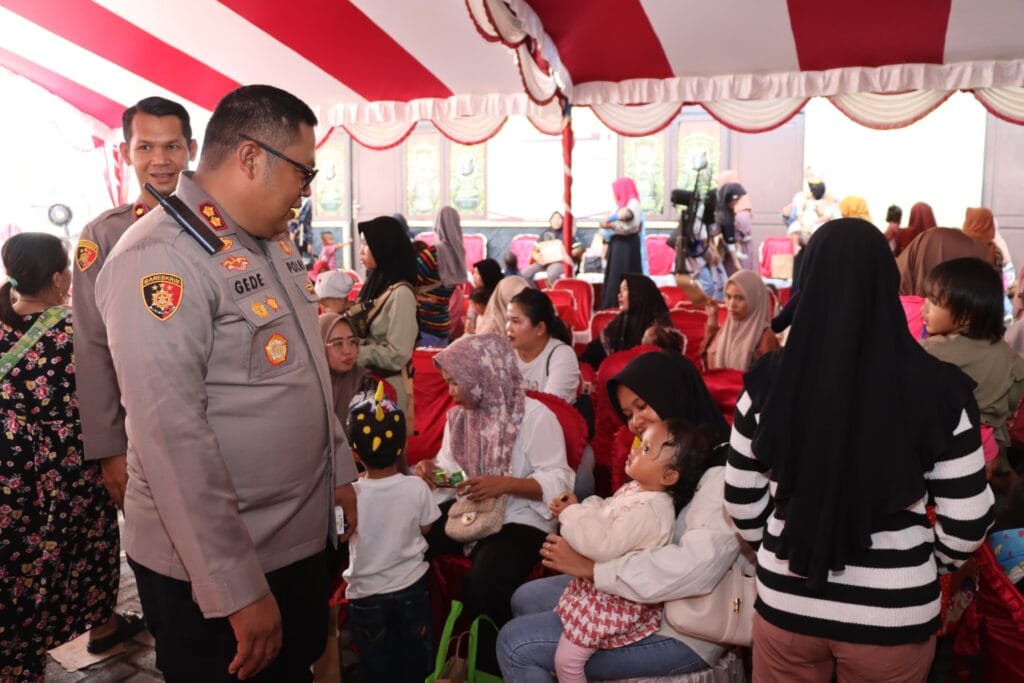 Polres Kapuas Gelar Gebyar Posyandu Presisi, Cegah Stunting