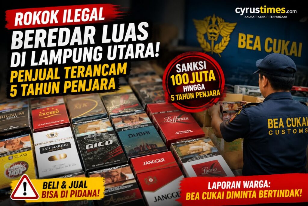 Warning! Pengedar atau Penjual Rokok Ilegal Bakal Terancam Sanki Pidana