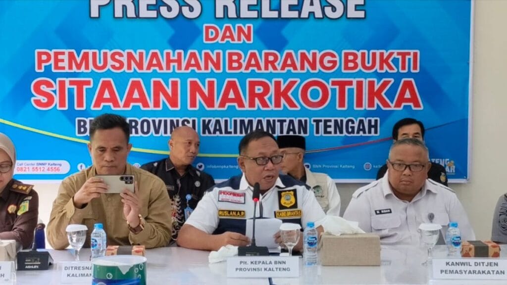 [Video] BNNP Kalteng Ungkap Pelaku Bisnis Narkoba: Sipil, Oknum Polisi Hingga Napi dari Balik Jeruji Besi