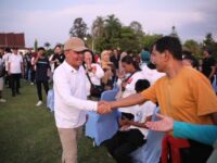 Gubernur Kalteng Joging Bareng Insan Pers, Serukan Kolaborasi Bangun Daerah