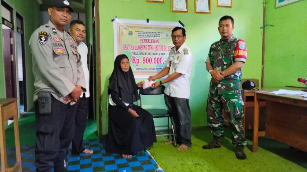 Pemdes Sakalagun Salurkan BLT DD Tahap II Triwulan I