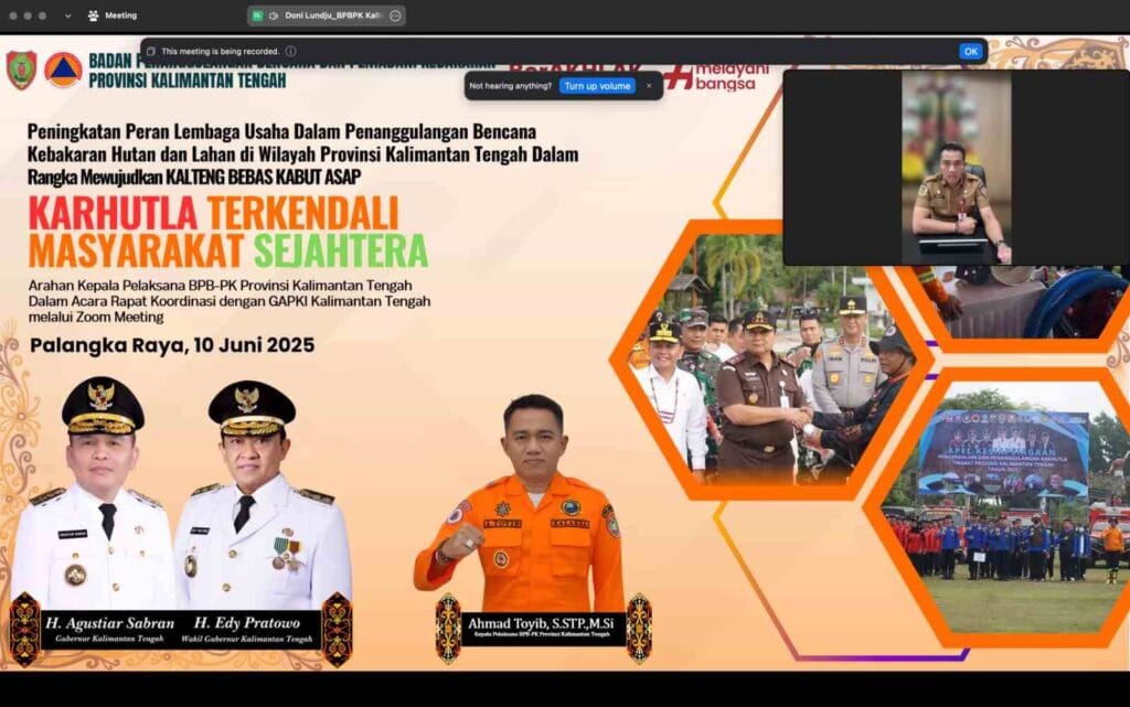 Kalteng Perkuat Mitigasi Karhutla, Gandeng Swasta dan Aktifkan Pos Komando