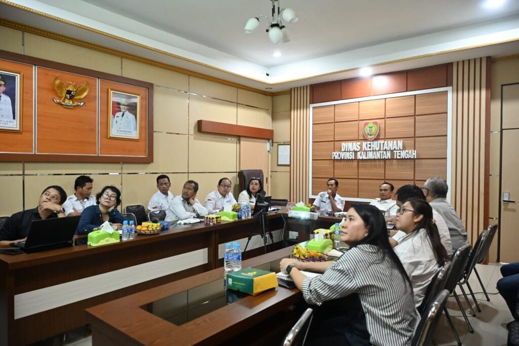 Sinkronkan Renstra 2025–2029, Dishut Kalteng Konsultasi dengan Bapperida dan WWF
