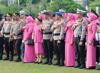 Polda Kalteng Naikkan Pangkat 630 Personel