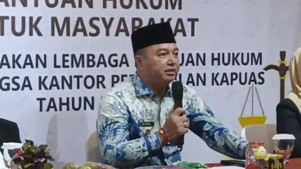 Wakil Bupati Kapuas Geram, Pembukaan Pos Bantuan Hukum Desa Sepi Pejabat