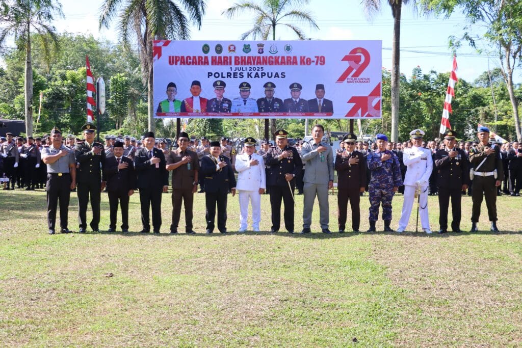 Polres Kapuas Peringati Hari Bhayangkara Ke-79
