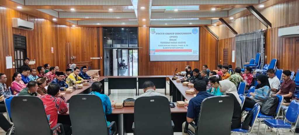 Gelar FGD , Kesbangpol Kapuas Susun Naskah Akademik Raperda P4GN
