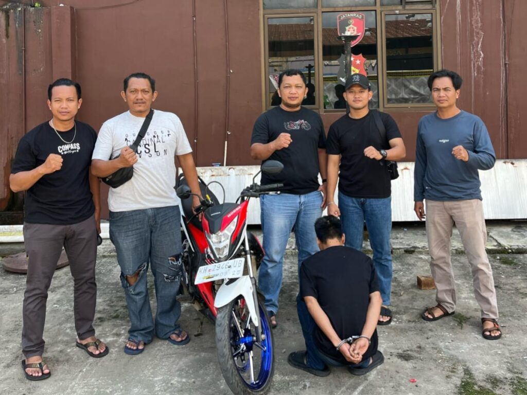 Residivis Curanmor Ditangkap di Samarinda Usai Gasak Motor di Kapuas