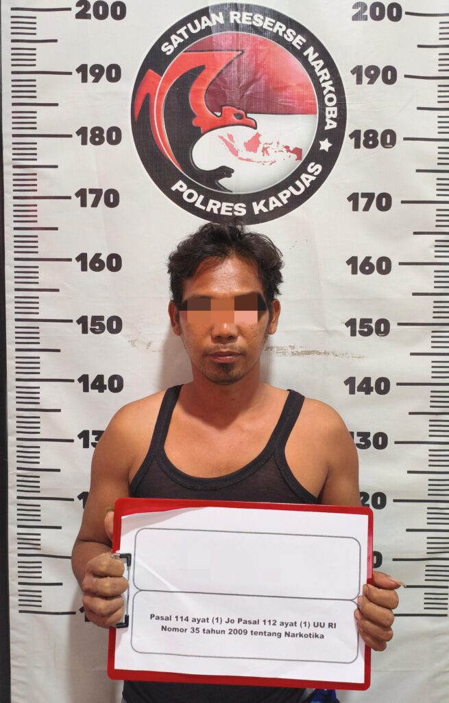 Miliki 0.30 Gram Sabu, Seorang Pria 28 Tahun Ditangkap Polisi di Jalan Sei Jangkit
