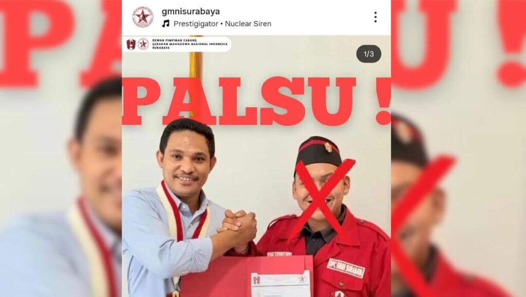 GMNI Surabaya Bantah Dukung Sujahri Somar