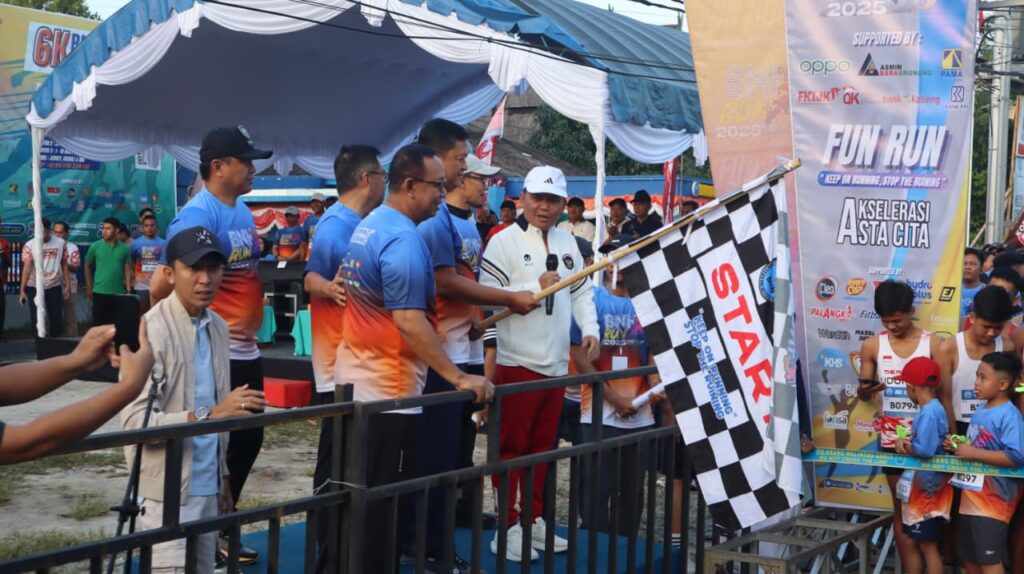 Gubernur Kalteng Buka BNN Run V2 2025