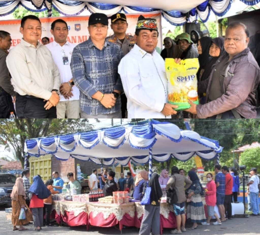 Pemkab Kapuas Hadirkan Pangan Terjangkau Lewat GPM Serentak di Stadion Panunjung Tarung