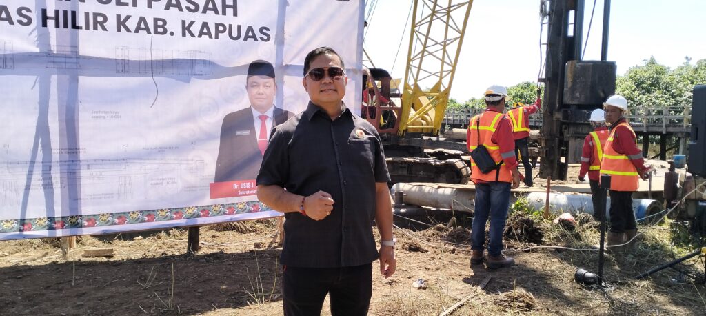 DPRD Kapuas Dukung Penuh Pembangunan Jembatan Sei Asam: “Semoga Lancar Sampai Tuntas”