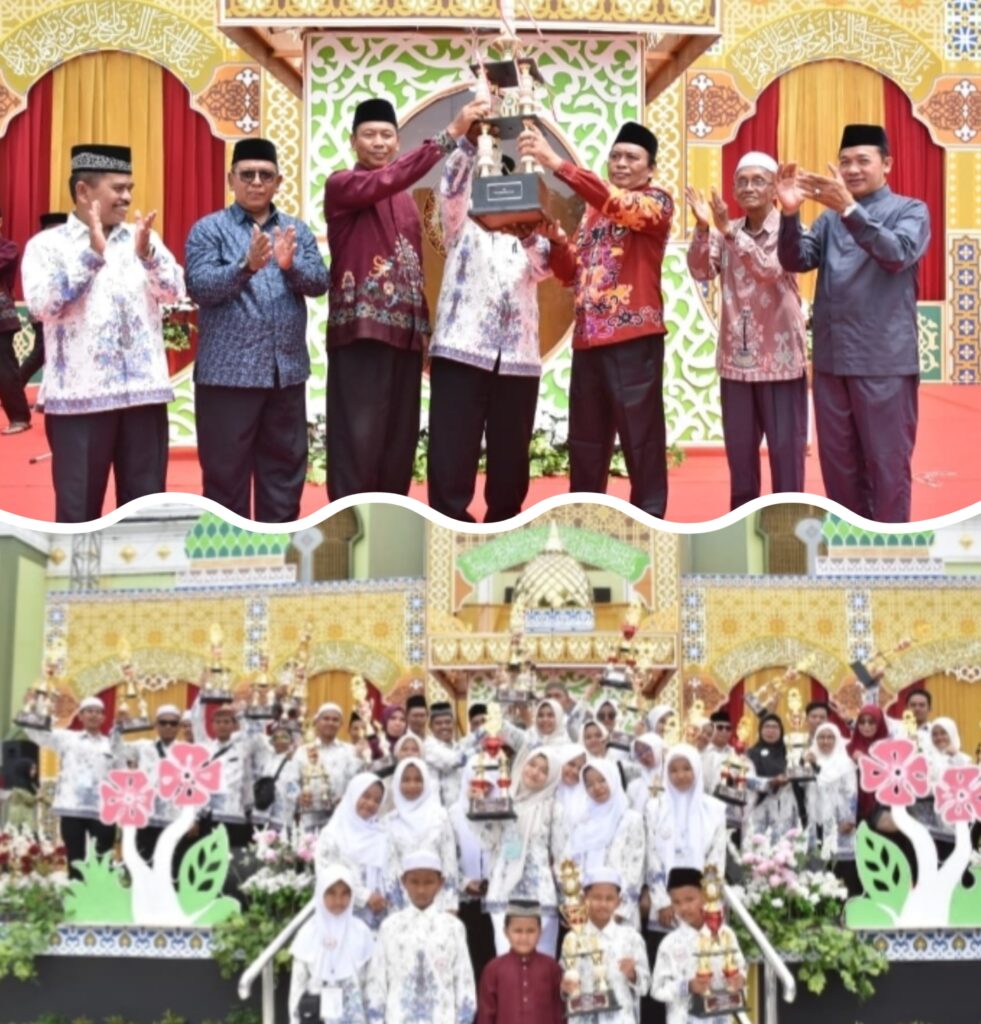 Pulau Petak Kembali Juara Umum MTQH ke-47 Kapuas, Sabet 295 Poin
