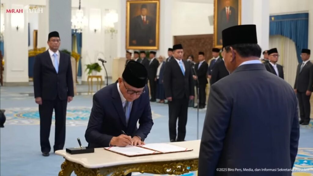 Prabowo Lantik Mukhtarudin Jadi Menteri P2MI Gantikan Karding