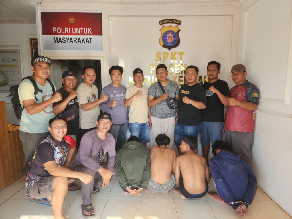 Polres Kapuas Ringkus Empat Pemuda Pelaku Curat, Emas 122 Gram dan Uang Puluhan Juta Disikat