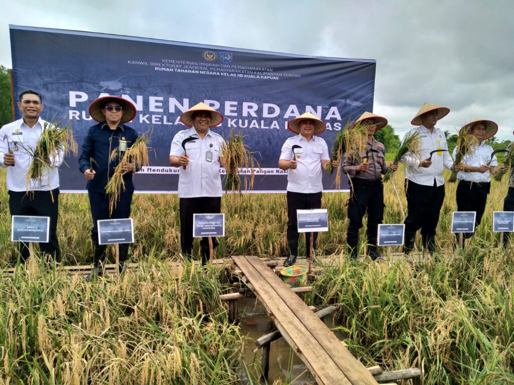 Pemkab Kapuas Dukung Panen Perdana Rutan Kuala Kapuas