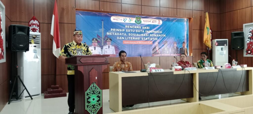 Pemkab Kapuas Mantapkan Implementasi Satu Data Indonesia, Wabup Dodo: Kebijakan Harus Berbasis Data