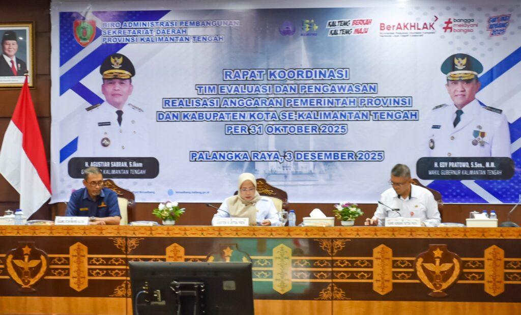 Asisten Adminsitrasi Umum Sunarri Buka Rakor TEPRA Per 31 Oktober 2025