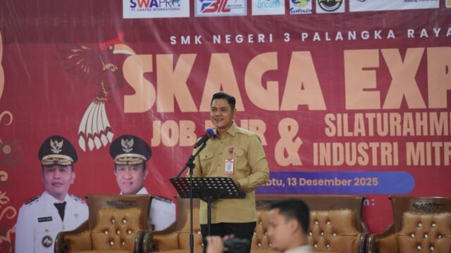 Skaga Job Fair 2025 Resmi Dibuka, Kadisdik Kalteng: Lulusan SMK Melesat