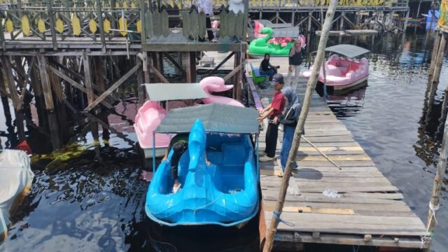 Libur Idulfitri, Wisata Air Hitam Kereng Bangkirai Palangka Raya Diserbu Ribuan Pengunjung