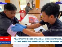 Aksi Sosial HKBP Palangka Raya, Gelar Donor Darah dan Cek Kesehatan Gratis