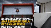 Diguyur Hujan, Gedung DPKP Kapuas Senilai Rp7,3 Miliar Bocor