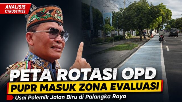 Polemik Jalan Biru, PUPR Kalteng Masuk Zona Evaluasi Rotasi